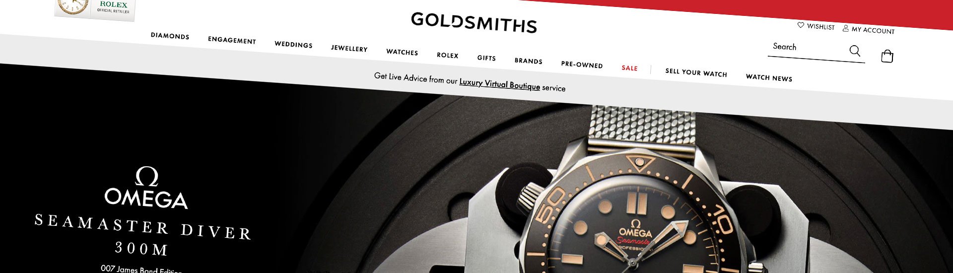Goldsmiths website